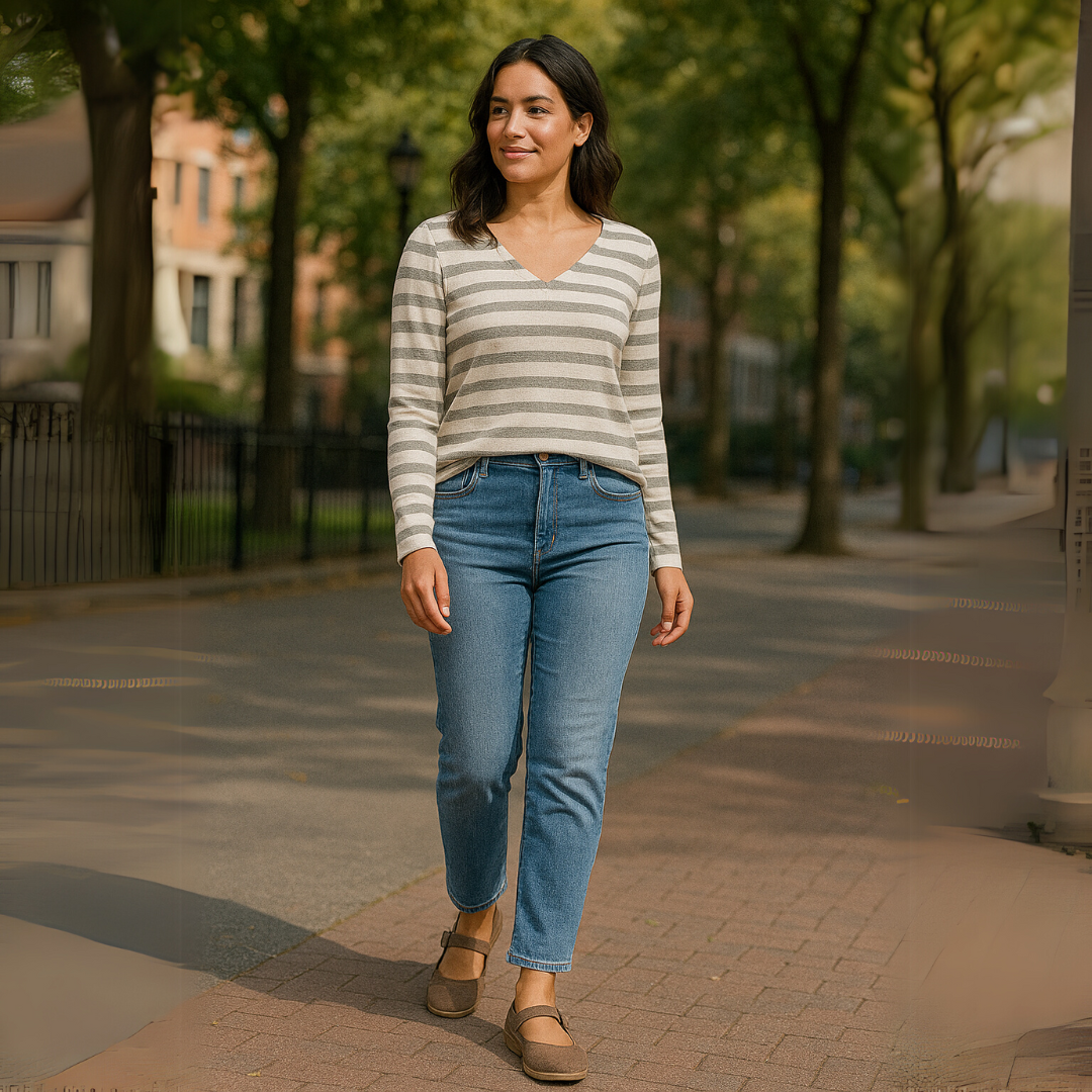 Sapatos Bailarina Femininos Confortáveis com Tira e Solado Flexível