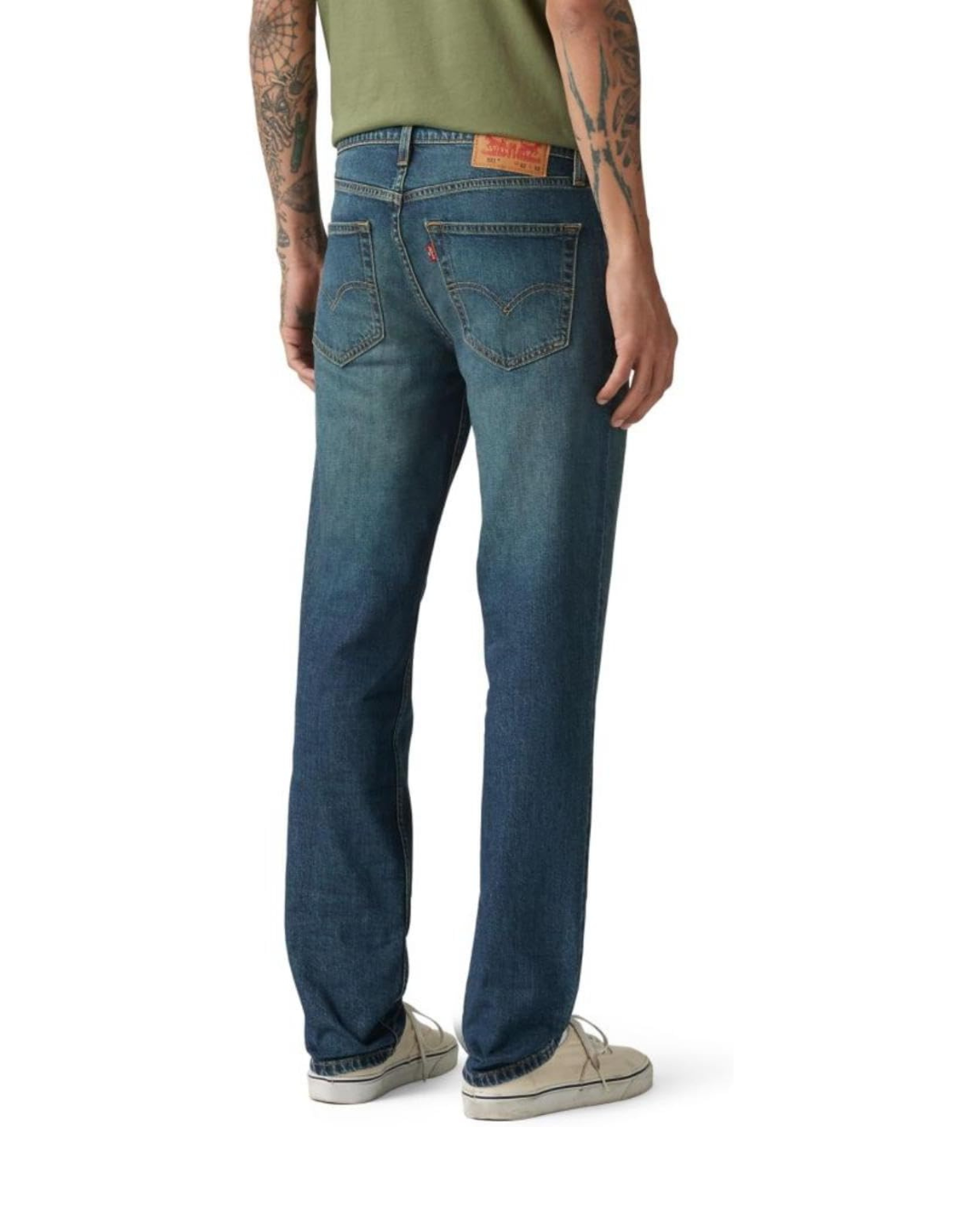 Calças de ganga clássicas justas para homem