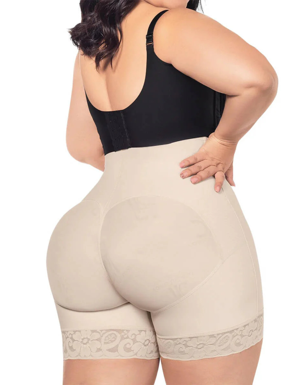 Cinta alta com fecho frontal