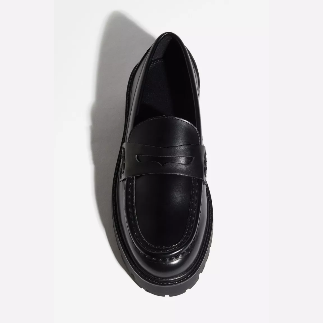 Mocassins em Couro Liso Unisexo