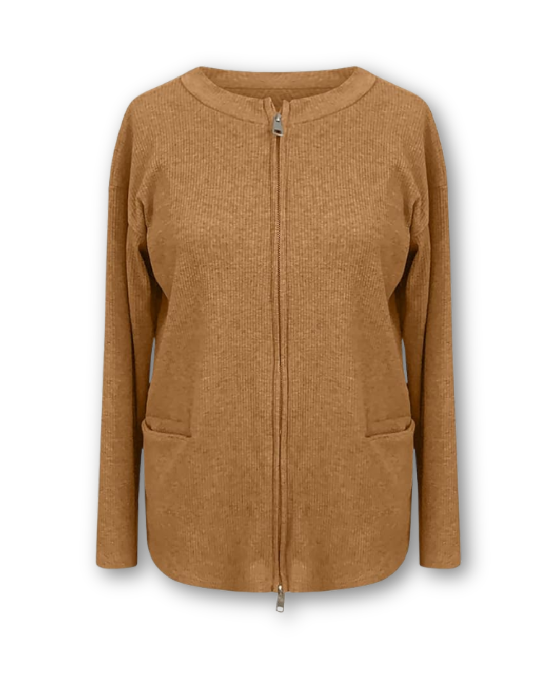 Cardigã Elegante e Quente de Mulher para a Estação de Inverno