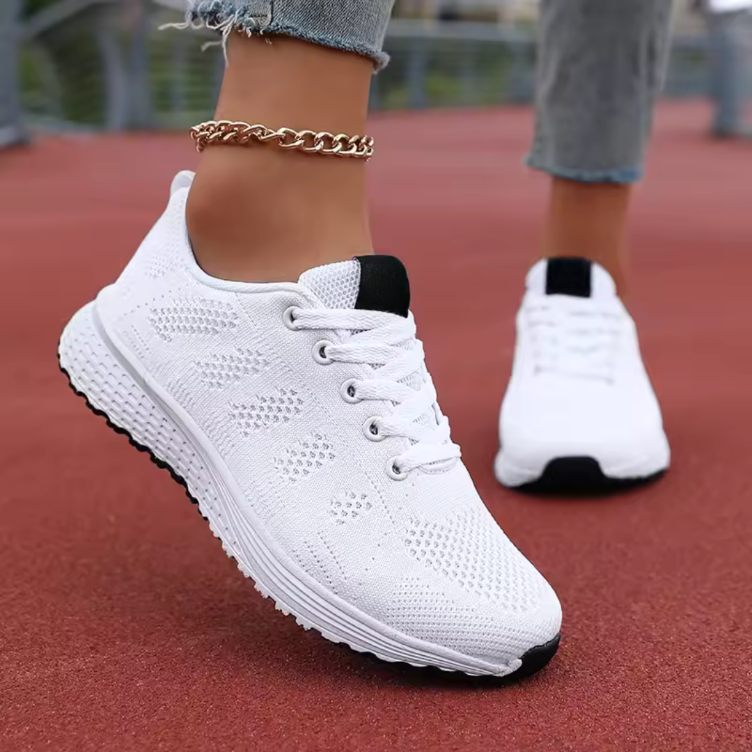 Sapatos Leves com Malha Respirável para Mulher