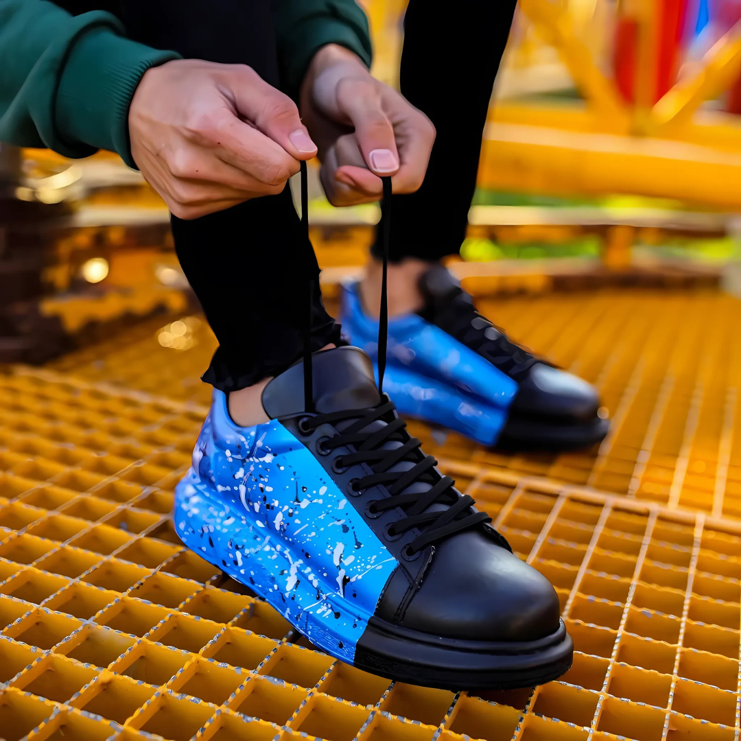 Sapatos de estilo urbano com sola ergonómica para homem