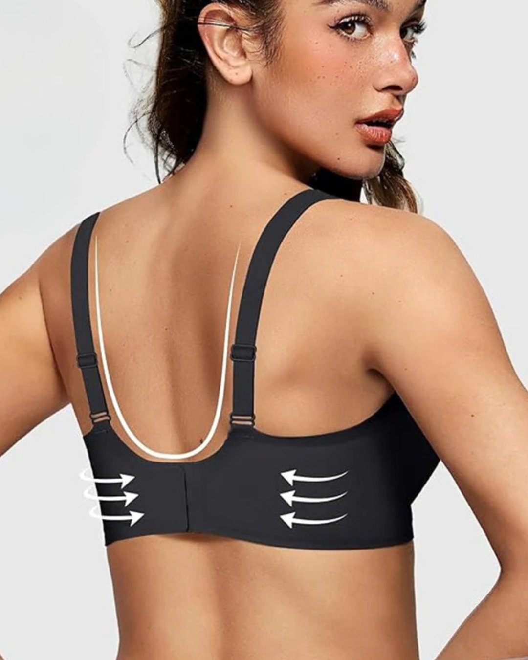 Soutien push-up sem costuras com decote em V profundo (OFERTA 2X1)