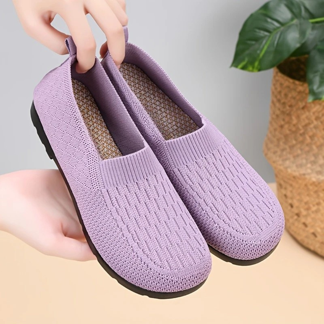 Sapatilhas Slip-On com Sola Antiderrapante para Mulher
