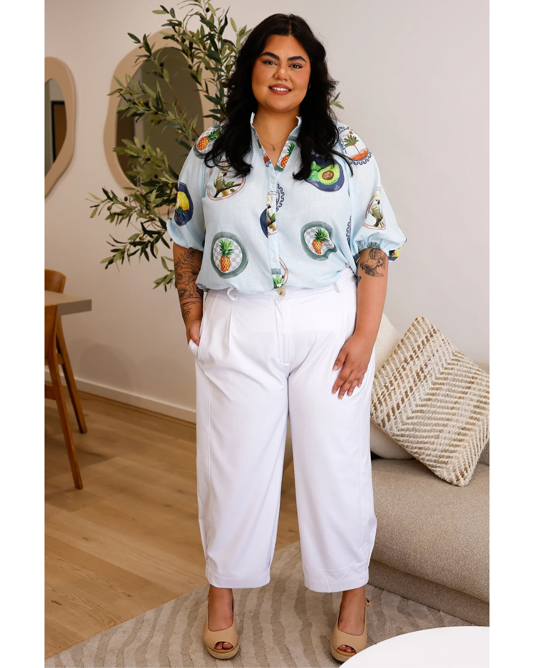 Calças de Verão Justas para Mulher