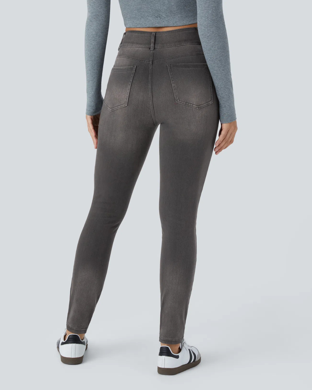 Calça Jeans Flexível Cintura Alta com Conforto Total