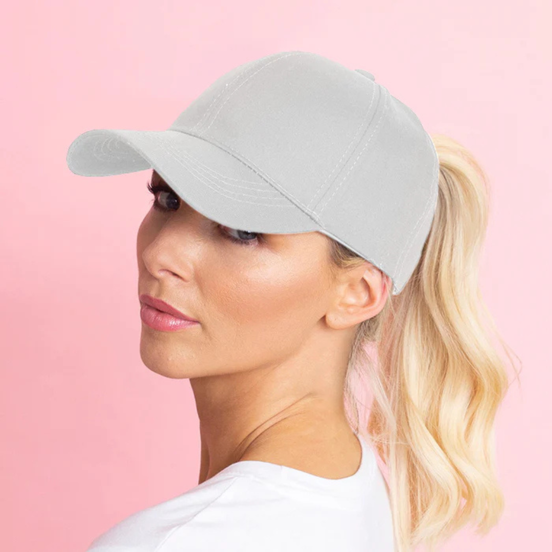 Boné Desportivo para Mulher com Abertura para Rabo de Cabelo