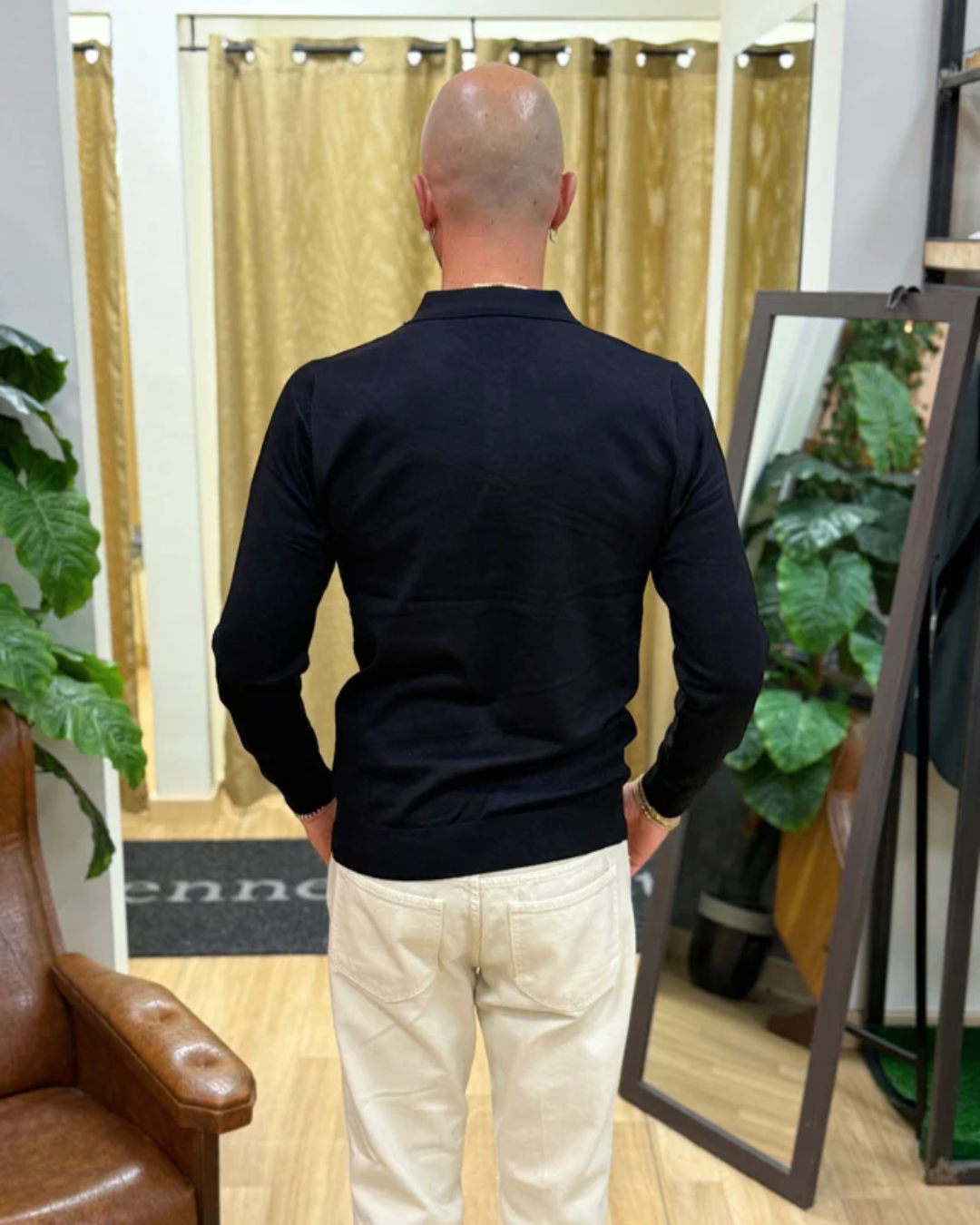 Polo de Manga Longa para Homem