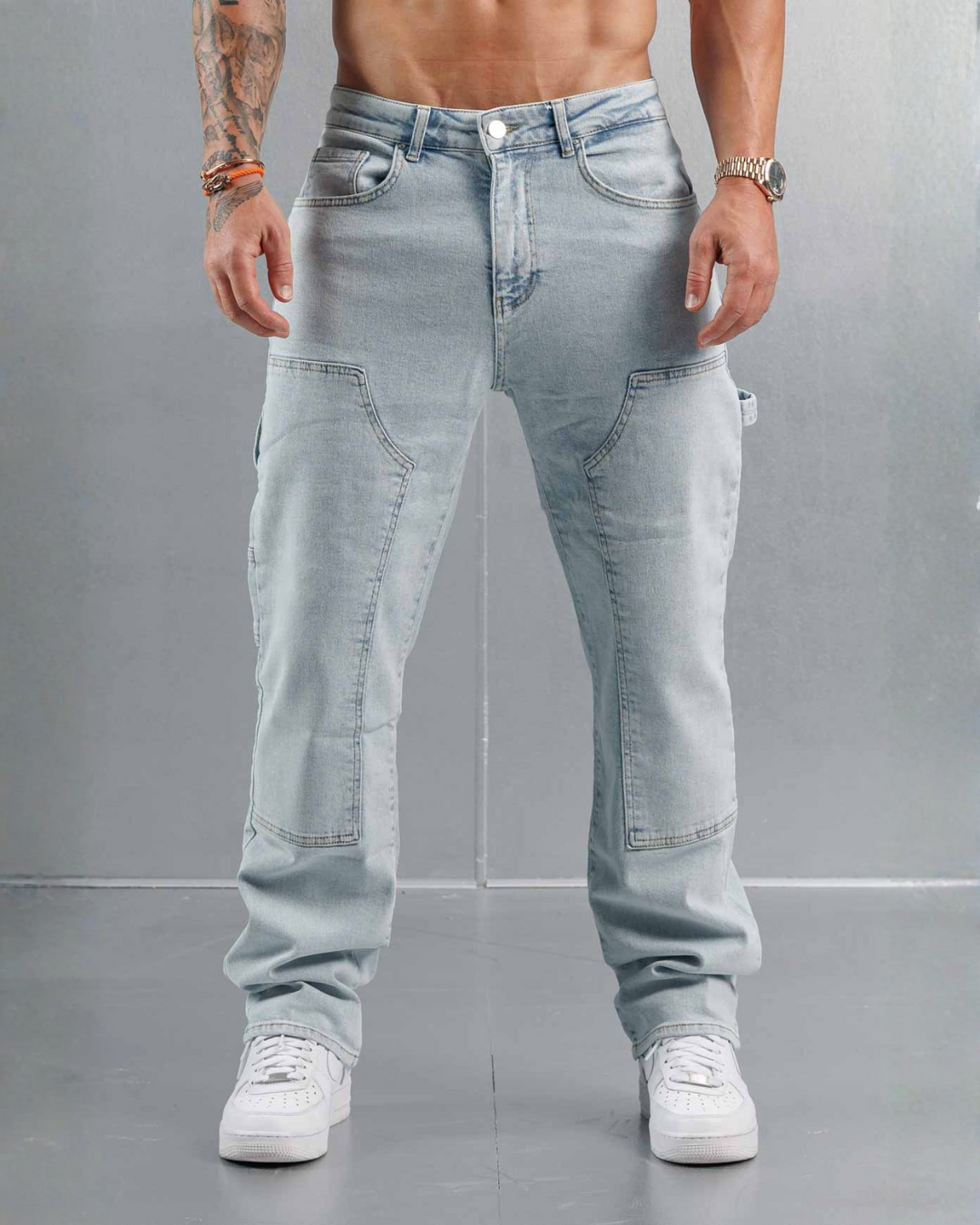 Calças largas para homem