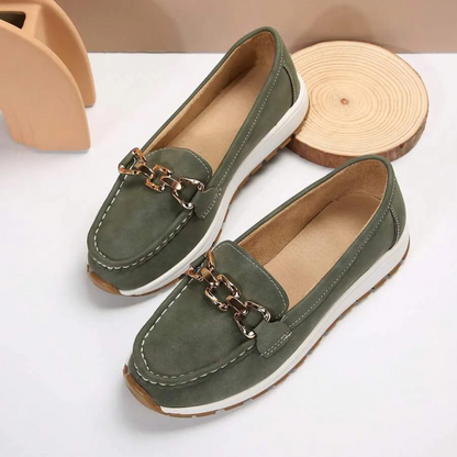 Mocassins de Sola Grossa para Mulher