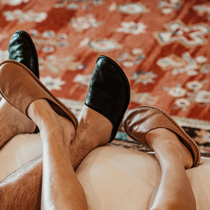 Calçado de Couro com Design Ergonómico e Fabrico Artesanal Unisexo