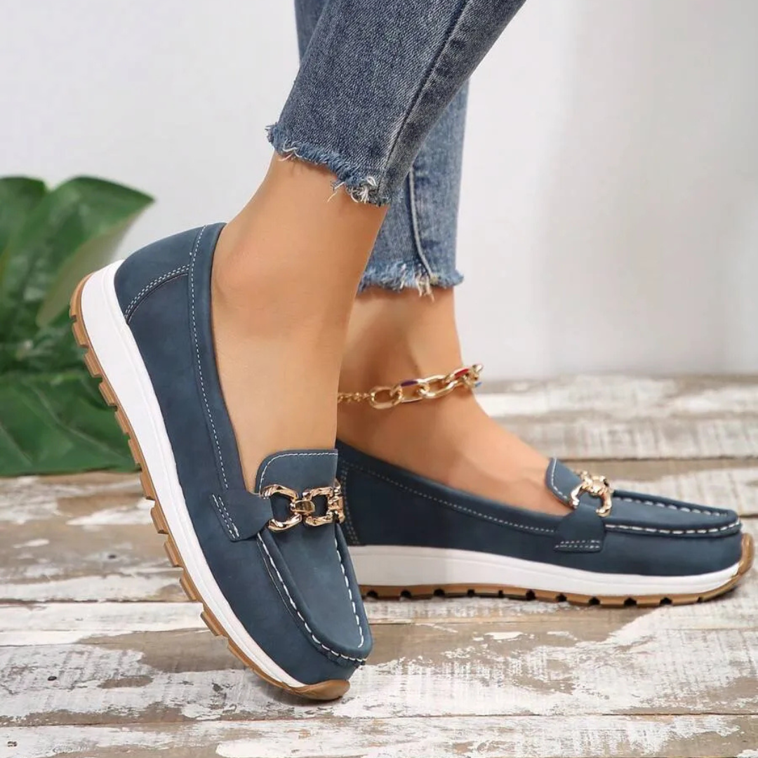 Mocassins de Sola Grossa para Mulher