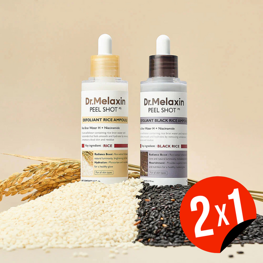 Serum facial de arroz para uma esfoliação suave e uma luminosidade natural (2X1 OFERTA)