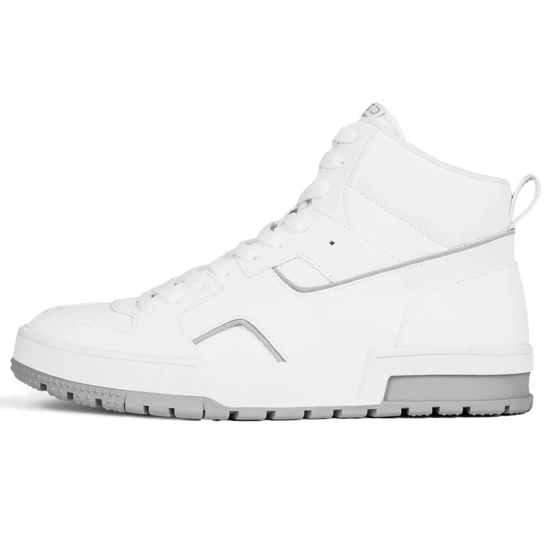 Bota Urbana com Sola Antiderrapante e Design de Topo Alto para Homem