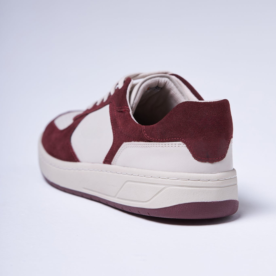 Sapatilhas Urbanas em Camurça e Couro com Design Bicolor e Sola Resistente para Mulher