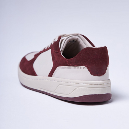 Sapatilhas Urbanas em Camurça e Couro com Design Bicolor e Sola Resistente para Mulher