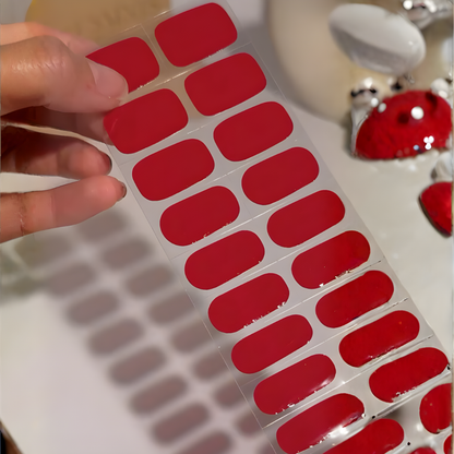 Unhas ovais com acabamento brilhante e uniforme - Pack de 20 unidades (OFERTA 2X1)