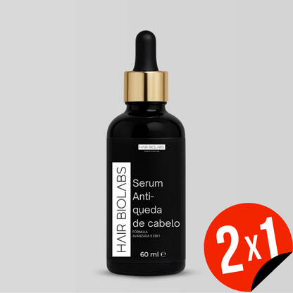 Sérum anticaída para cabelos - HAIR BIOLABS 60 ml (PROMOÇÃO 2X1)