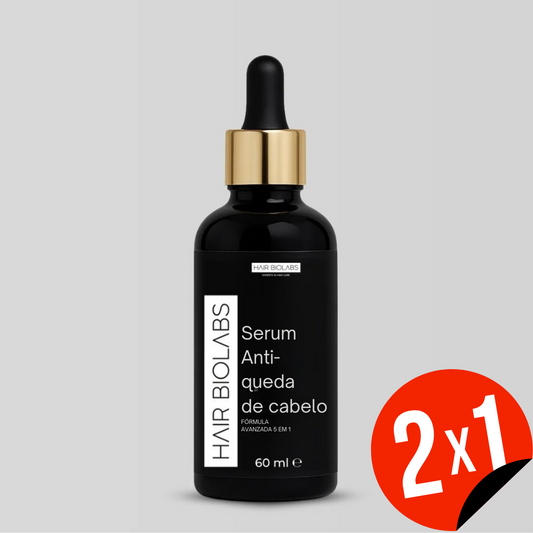 Sérum anticaída para cabelos - HAIR BIOLABS 60 ml (PROMOÇÃO 2X1)