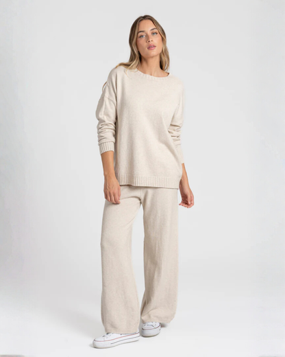 Conjunto Armonias de Duas Peças de Malha para Mulher