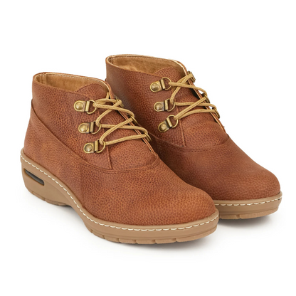 Botas femininas com sola plana antiderrapante