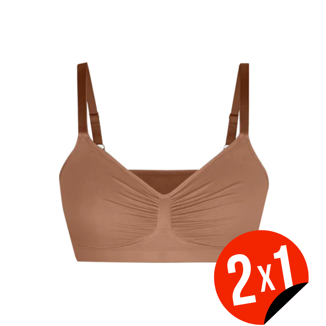 Soutien Modelador Feminino Sem Aros, Sem Enchimento e Com Cobertura Total (OFERTA 2X1)