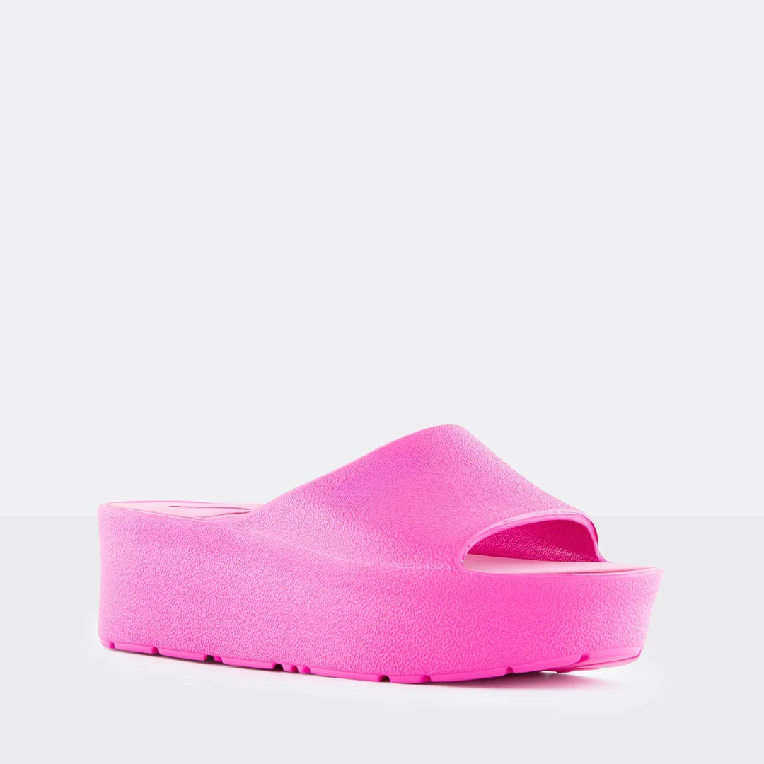 Sandálias de plataforma com solas ergonómicas