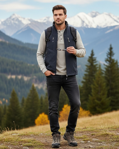 Colete acolchoado sem mangas com corte oversize®