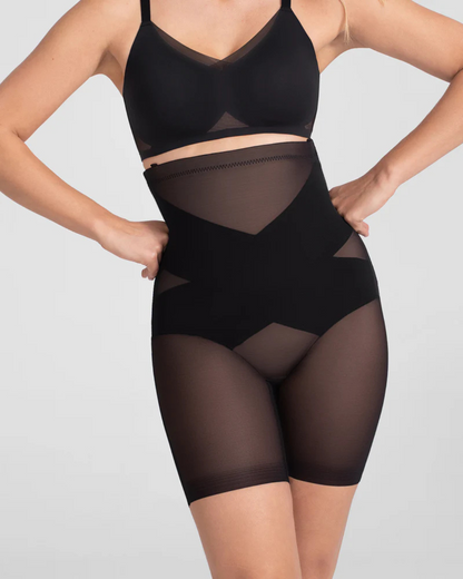 Faixa reafirmante com controlo do abdómen e das coxas