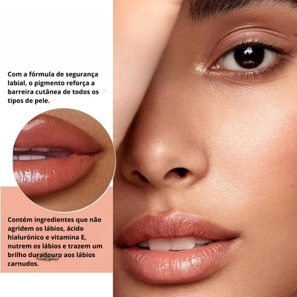 Brilho Labial Tattoo com Cor de Longa Duração e Efeito Hidratante (OFERTA 2X1)