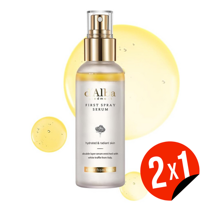 Spray hidratante e de cuidado da pele com trufas brancas (PROMOÇÃO 2X1)