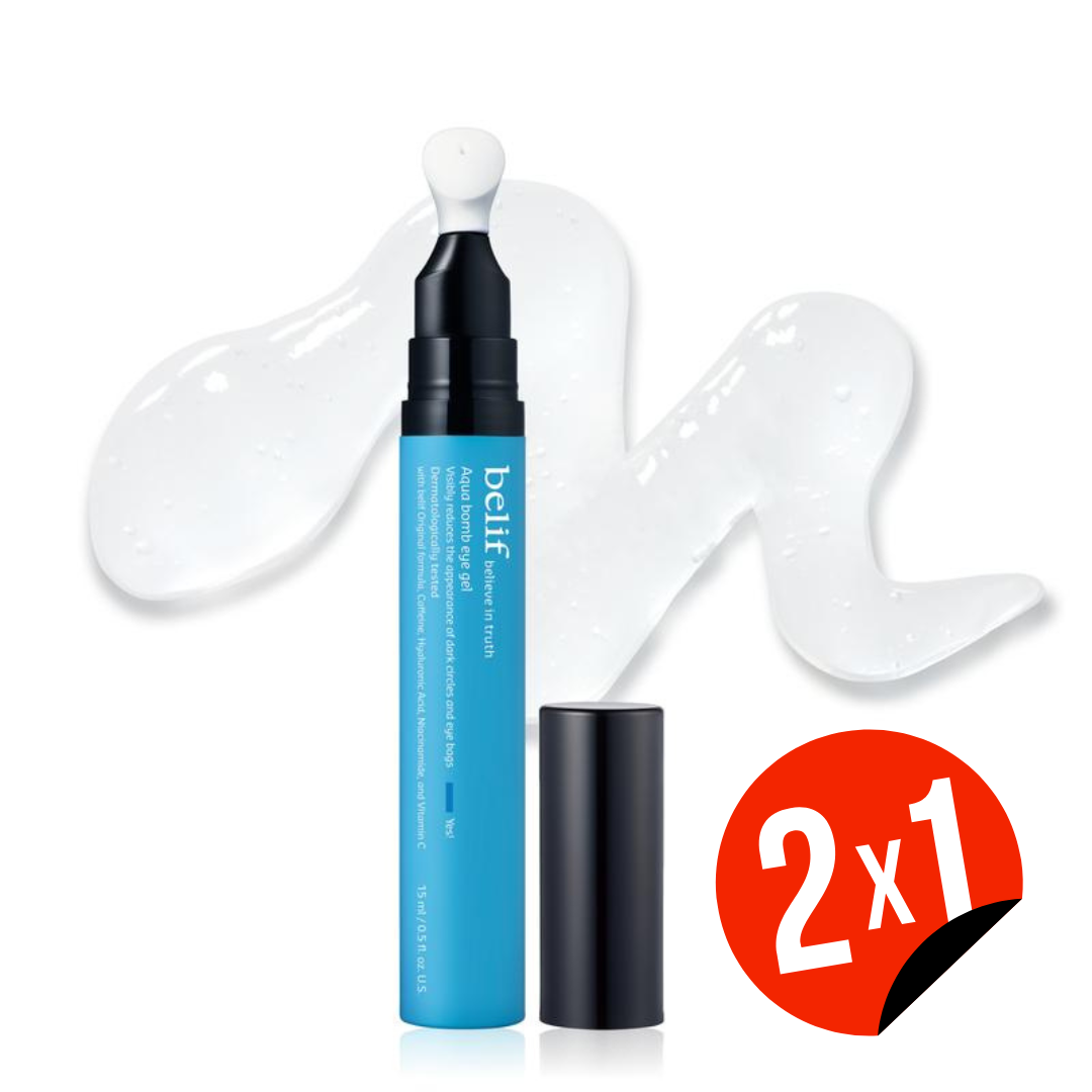 Gel Refrescante para Olhos com Cafeína com efeito Antiolheiras e Hidratação Imediata (PROMOÇÃO 2X1)