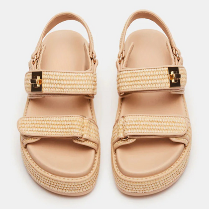 Sandálias ergonómicas para mulher com tiras ajustáveis