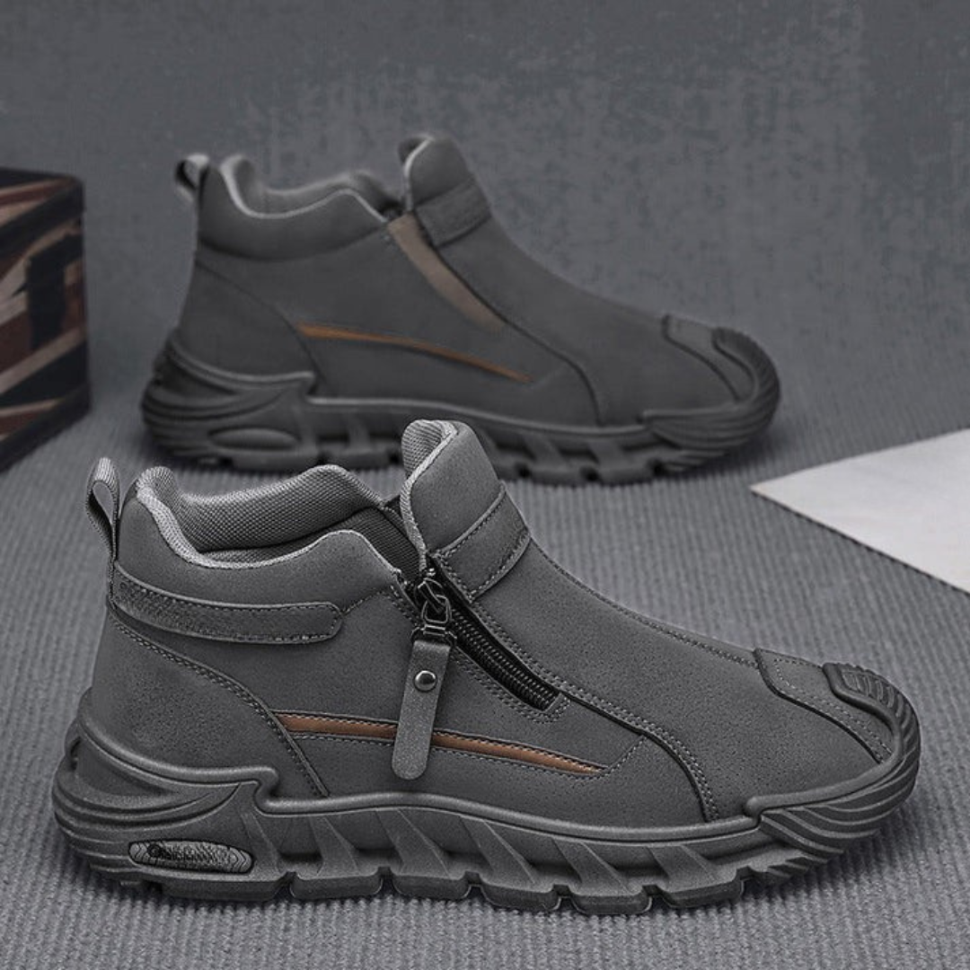 Sapatos ortopédicos de sola antiderrapante para homem