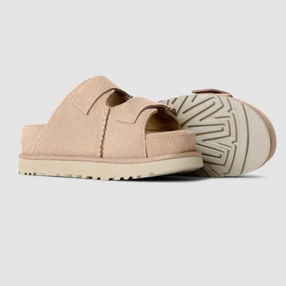 Sandálias com sola antiderrapante e tiras duplas ajustáveis