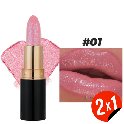 Batom de brilho labial à prova de água (EM PROMOÇÃO 2X1)
