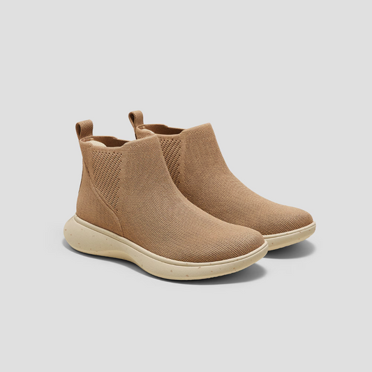 Botas desportivas slip-on com biqueira redonda