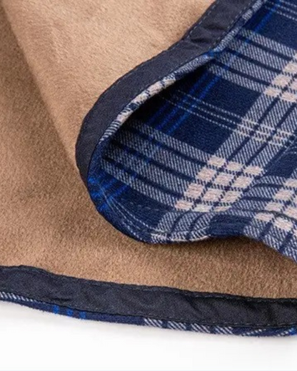 Camisa térmica xadrez para homem