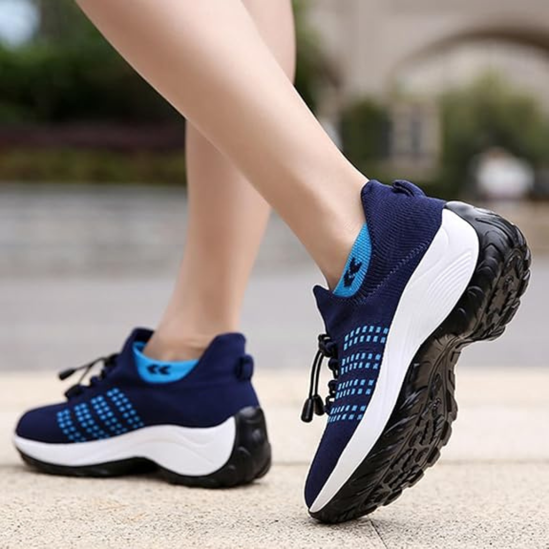 Sapatos de Ténis com Amortecimento de Ar Respirável para Mulher