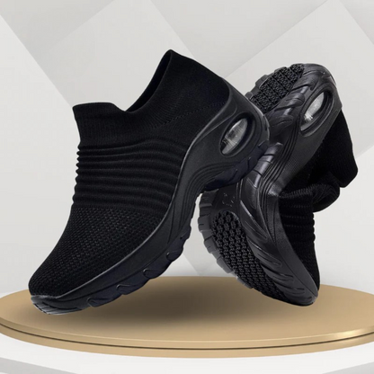 Sapatos Desportivos Almofadados com um Design Sem Atacadores