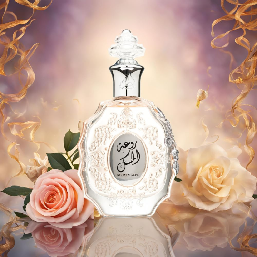 Perfume com elegância oriental e um toque suave de almíscar 100 ml.