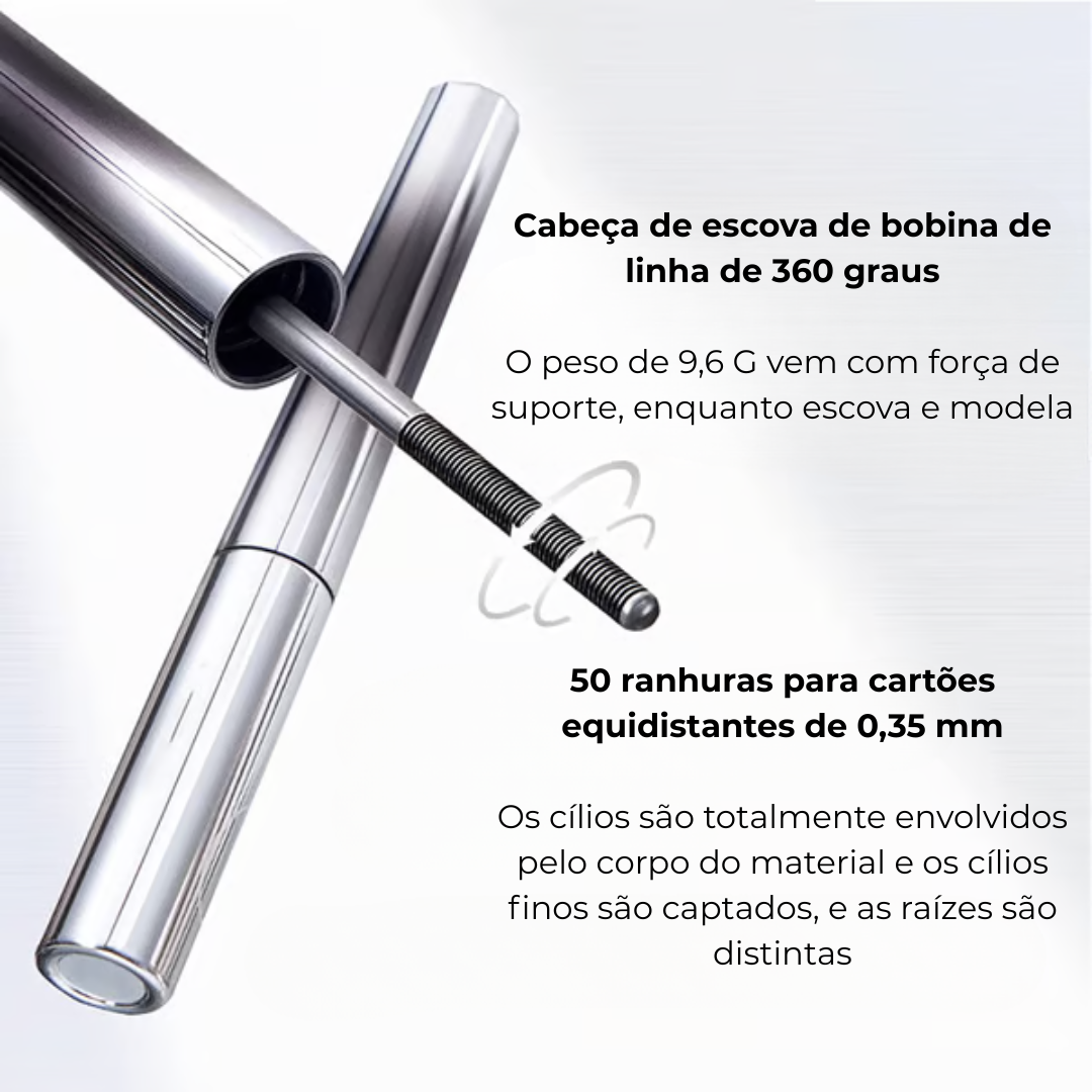 Rímel de volume à prova d'água (EM PROMOÇÃO 2X1)
