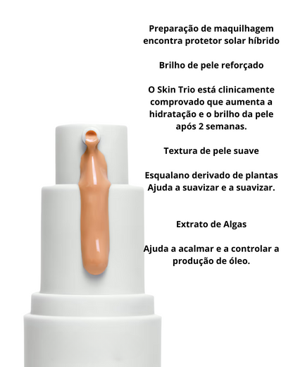 Protetor Solar Ligeiro de Largo Espetro com FPS 50+ e Hidratação de Longa Duração