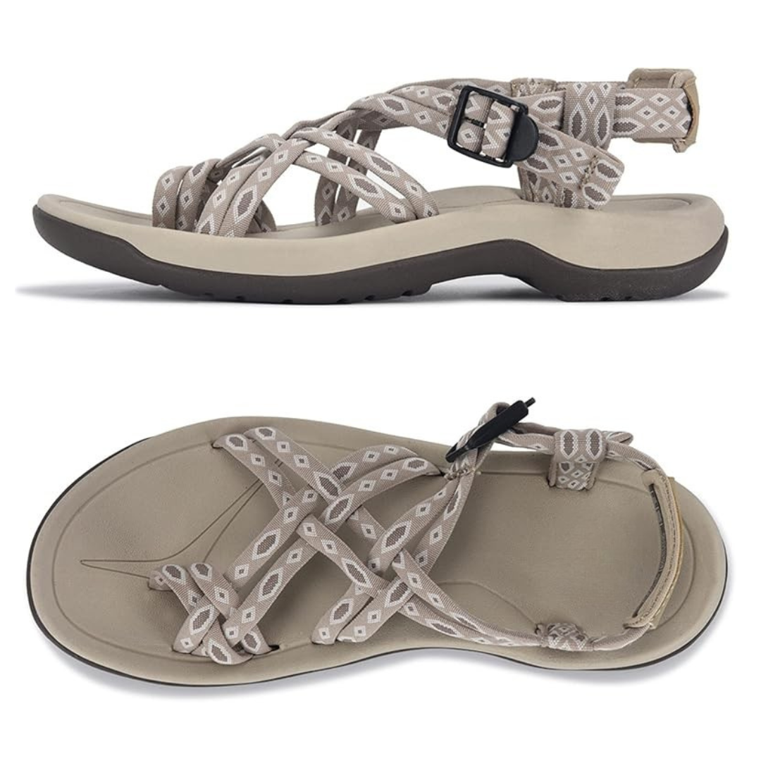 Sandálias ortopédicas respiráveis para mulher