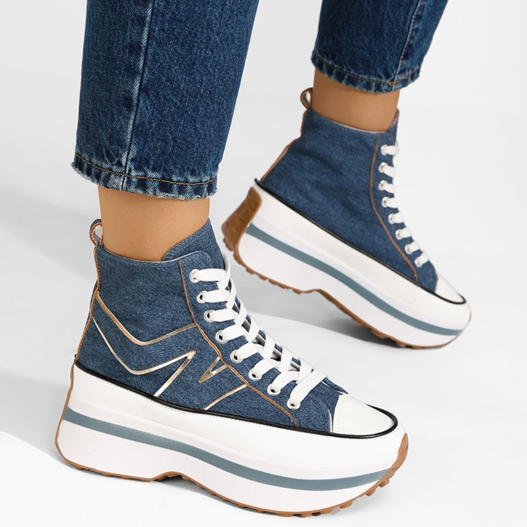 Sapatilhas de plataforma para mulher