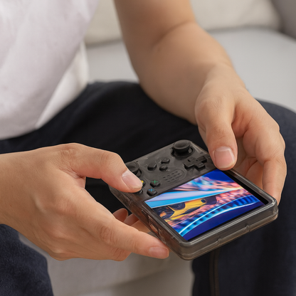 Console portátil de jogos com design retro Modelo K40