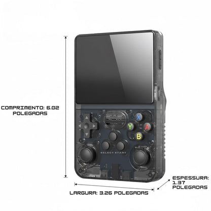 Console portátil de jogos com design retro Modelo K40