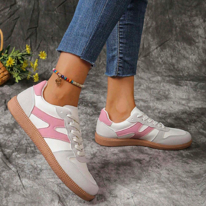 Sapatos Casuais Ergonômicos Bicolor para Mulher
