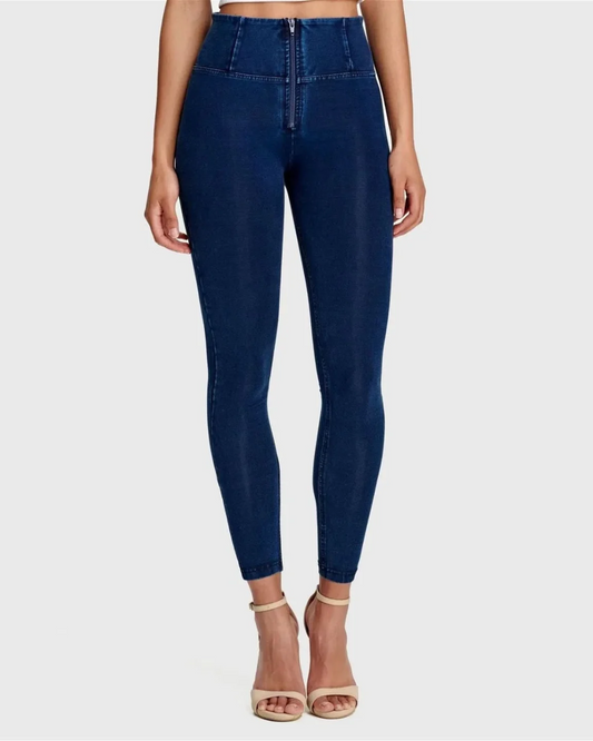 Calças com ajuste modelador para mulher